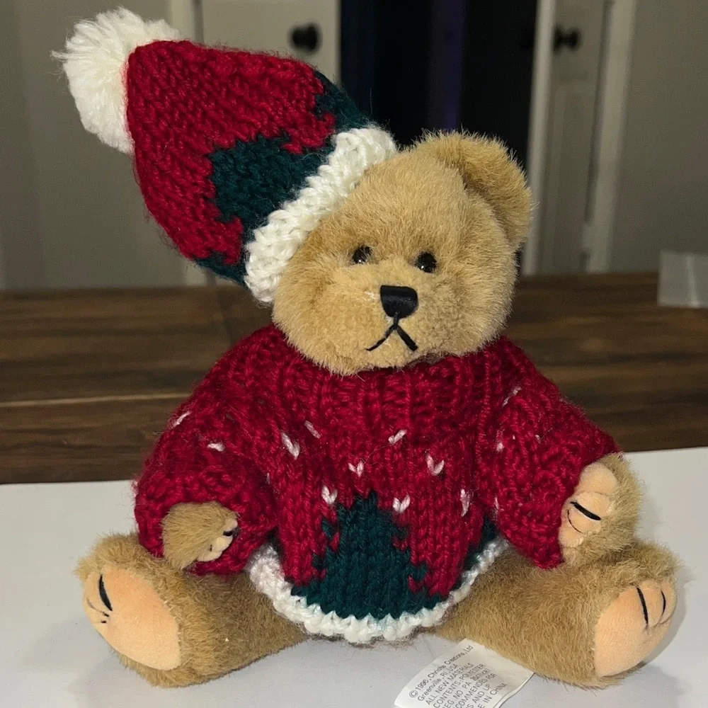 Chrisha Playful Plush Vintage Teddy Bear - Christmas 1996 - Picture 8 of 10